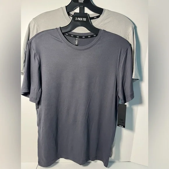 LEG3ND Super Soft Light Weight Stretch Moisture Wicking ShortSleeve Tees 2pc set - Picture 1 of 11